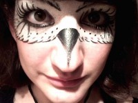 night owl face painting