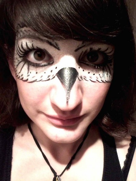 night owl face painting