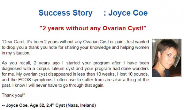 Ovarian Cyst Miracle Success