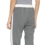 Quilted Stripe Track Pants