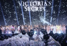 Victoria’s Secret Fashion Show 2014 Models display creations at the end of the Victoria's Secret fashion show in London, Tuesday, Dec. 2, 2014. (Photo by Joel Ryan/Invision/AP)