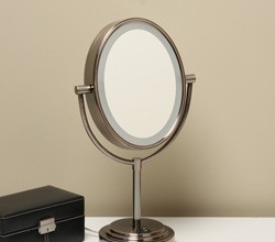 Review Conair Oval Double-Sided Lighted Mirror (Oiled-Bronze Finish) conair oval double-sided lighted mirror