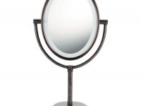 conair oval double-sided lighted mirror