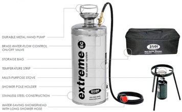 Review ZODI Outback Gear Extreme SC Hot Shower zodi outback gear extreme sc hot shower