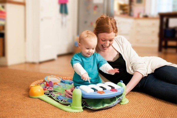 fisher price kick and play piano