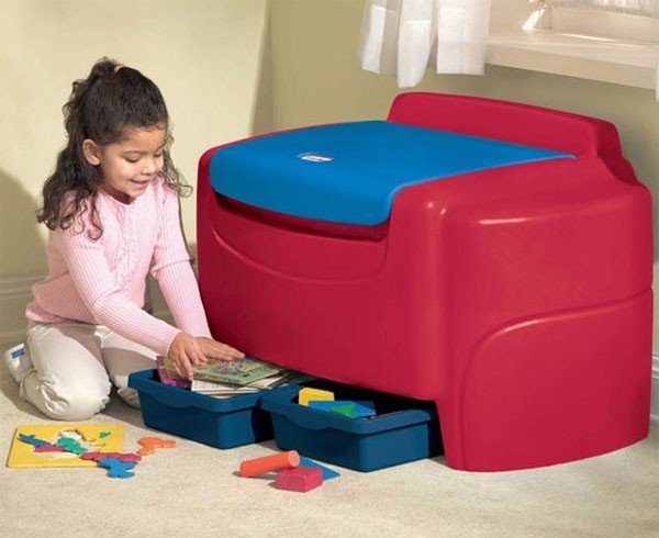 little tikes primary colors toy chest