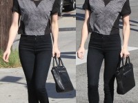 How to Wear High-Waisted Skinny Jeans Like Emma Roberts