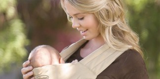 Review Infantino Wrap and Tie Baby Carrier (Khaki/Modern) infantino wrap and tie